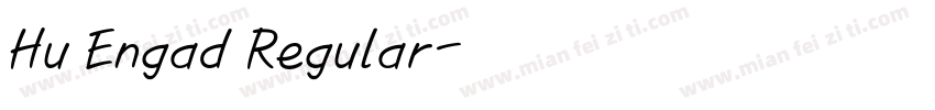 Hu Engad Regular字体转换